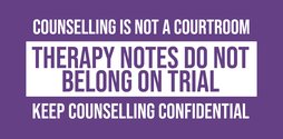 Keep counselling confidential