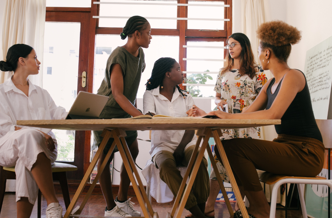 Group of women in a meeting